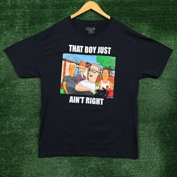 King of the Hill Hank Hill That Boy Ain't Right T-Shirt Size Large - Picture 1 of 4